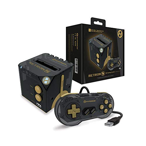 Hyperkin RetroN Sq: HD Gaming Console for Game Boy/Color/ Game Boy Advance (Blackgold) - Game Boy Advance