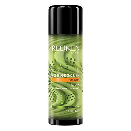 Redken Curvaceous Full Swirl Cream-Serum | For Curly Hair | Seals In Moisture While Locking Out Humidity | 5 Fl Oz