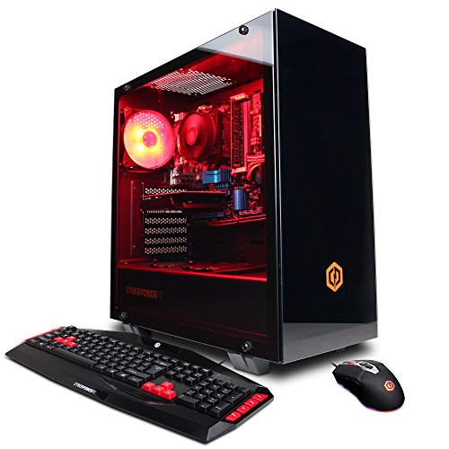 CyberpowerPC Gamer Ultra Gaming PC, AMD FX-6300 3.5GHz, Radeon R7 240 2GB, 8GB DDR3, 1TB HDD, WiFi & Win 10 Home (GUA884)