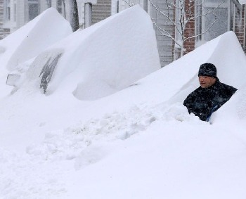 Buried in a blizzard