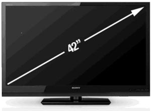 TV sets are measured corner to diagonal corner.