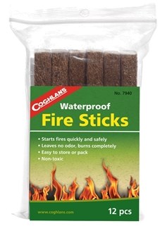 Waterproof fire sticks