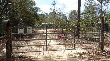 Front gate= Security;  Automatic gate opener= Convenience