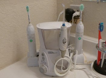 our sonicare and waterpik