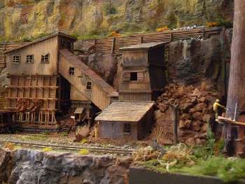 Model HO railroad landscapes