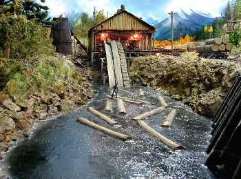 Model HO railroad landscapes