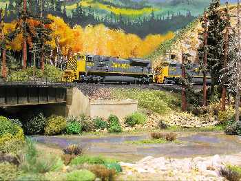 Model HO railroad landscapes
