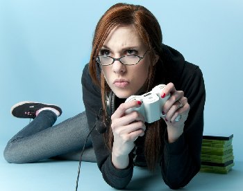 Even women enjoy video gaming!