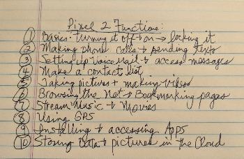 Our list of smartphone essential functions.