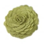 Eva's Flower lime green decorative pillows