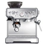 Stainless steel espresso machine by Breville