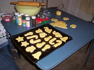 Baking Christmas Cookies