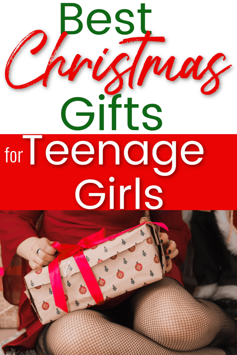 Best Christmas gift ideas for teenage girls - Pinterest image