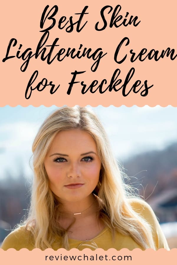 Are you looking for the best skin lightening cream for freckles? Here are my top 3 choices: see which one it's best for you! #naturalbeauty #freckles #lighteningcream #skincare #beauty #beautiful