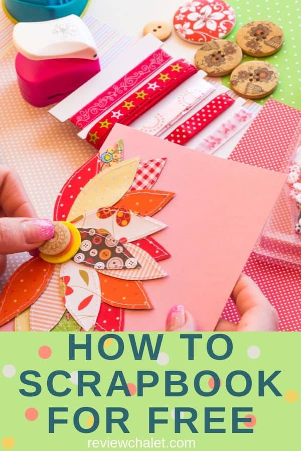 How to scrapbook for free tips and ideas #scrapbooking #crafts #crafting #hobby #hobbies #scrapbook