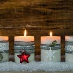 Christmas advent candles