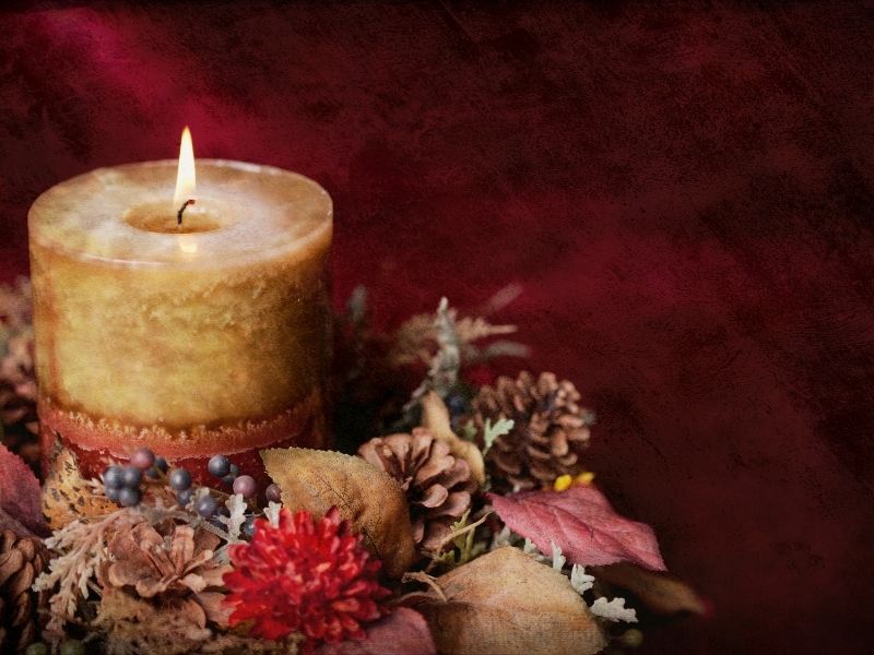 Fall candle